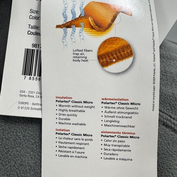 Men's Marmot Reactor Fleece Vest Gray Size Large - Picture 10 of 13